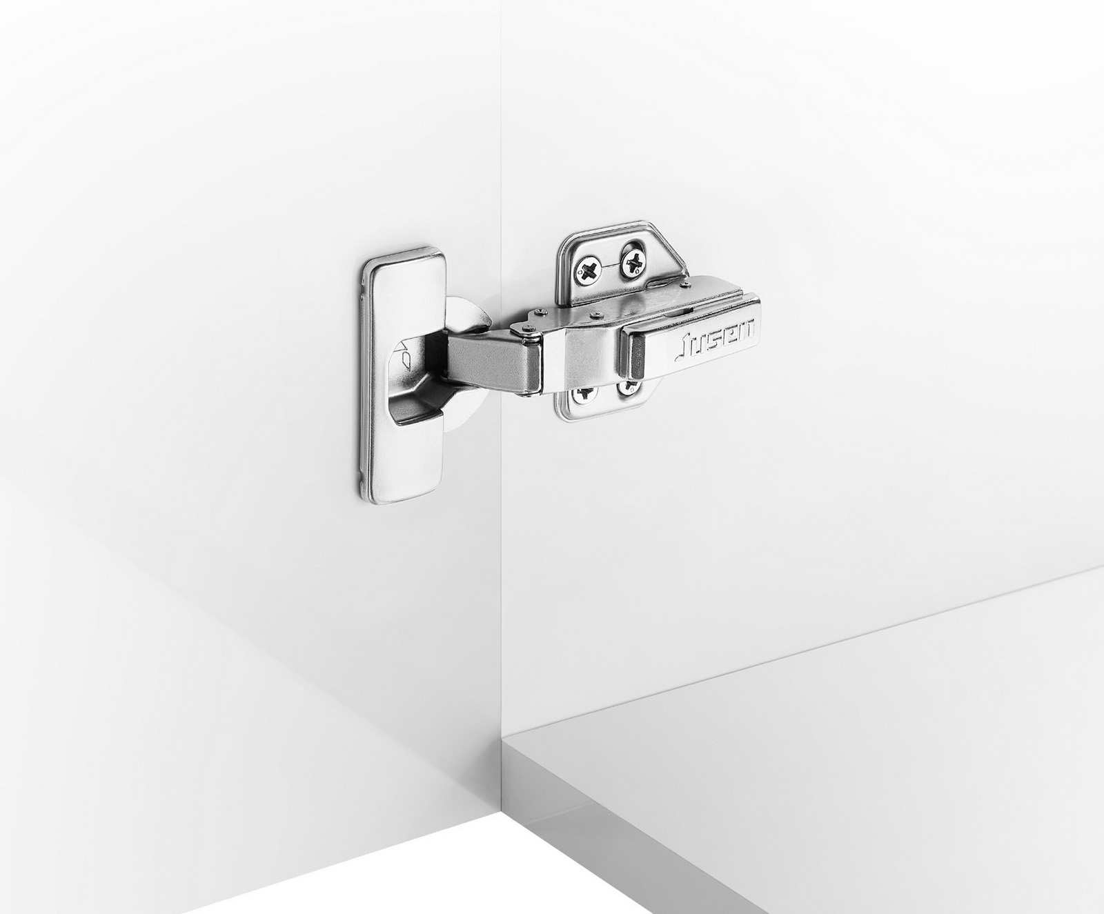 HC series 105° soft close hinge with fixed plate